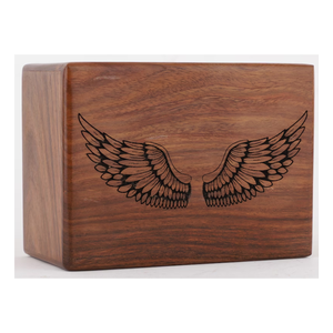 Fabrication et vente en gros urne en bois massif naturel pour cendres de chien urne de crémation gravée pour animal de compagnie humain fabriquée au Vietnam - Product Image 2