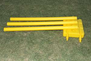 Jeu complet de cricket en plastique PVC avec 3 souches et 1 batte Emballage personnalisé de taille standard - Product Image 5