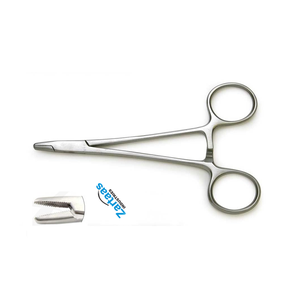 ที่ใส่เข็ม derf สแตนเลสที่มีคุณภาพสูงปากหยักตรงเครื่องมือผ่าตัด12เซนติเมตร - Product Image 4