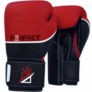 Guantes de boxeo antideslizantes de piel de vaca con logotipo personalizado al por mayor, tamaños de 8oz y 12oz, colores sólidos, uso deportivo para adultos - Product Image 4