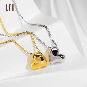 AU750 Fine Jewelry Au750 18k Real Gold Necklace for Women 18k Pure Gold Heart Pendant Necklace 18k Real Gold Necklace