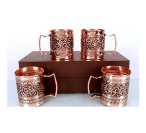Tazas de cobre de calidad superior apreciada DE LA India Tazas de mula de Moscú de grado superior para Bar y uso doméstico Tazas de buena calidad - Product Image 3