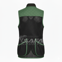 Nouvel arrivage 2025: Gilet de tir en argile imperméable/softshell et combo avec pochette à cartouche gilet de tir personnalisé