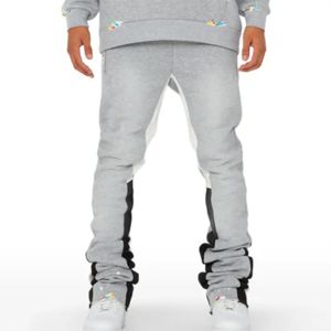 Survêtements de luxe évasés lavés à l'acide-Vêtements de loisirs à la mode et confortables pour un look moderne et élégant - Product Image 6