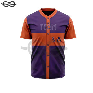 Maillots de baseball/softball personnalisés en polyester, style le plus récent, grandes tailles, respirants, séchage rapide, antibactériens, coupe classique - Product Image 6
