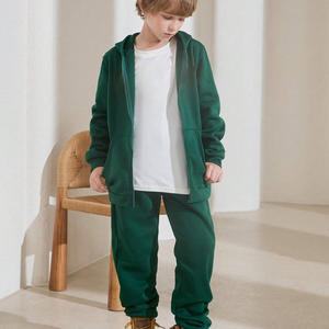 ชุดวอร์มสไตล์ทึบสำหรับเด็กชุดวอร์มระบายอากาศได้พิมพ์โลโก้แบบกำหนดเองสำหรับการปรับแต่งแบรนด์ - Product Image 3