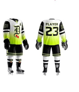 Uniforme de Hockey sobre hielo 100% poliéster para hombre, uniforme de entrenamiento, venta al por mayor - Product Image 1
