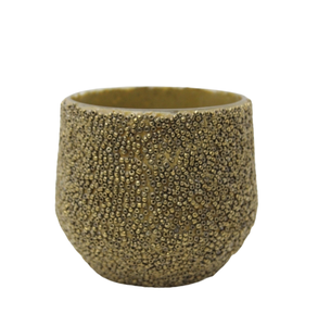 Nouveau support votif en verre de concepteur pour la décoration de la maison pot de bougie de couleur cuivre de pêche fait à la main en vrac personnalisé - Product Image 4