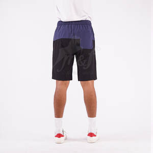 กางเกงขาสั้นลำลองสำหรับผู้ชายมีกุ๊นสองสีมีกระเป๋าเข้าข้าง - Product Image 2