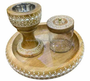 WONDER OVERSEAS Nouveau brûleur Bakhoor Mabkhar élégant peint à la main Ensemble de brûleurs Bakhoor de meilleure qualité - Product Image 2