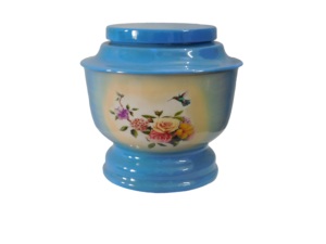 Urnes de crémation en aluminium classique avec revêtement en poudre de couleur grise Urnes de crémation en métal avec couvercle - Product Image 4