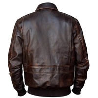 Les pleines vestes en cuir de mode de tirette pour les hommes/plaine ont teint les vestes en cuir faites sur commande de mode d'hommes de couleur solide avec Slim-fit