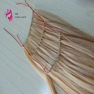 Wholesale High-quality 100% Natural Chinese Human Hair, Seamless Invisible <strong>Thick</strong> Tail 8D Feather Hair Extensions - Product Image 3