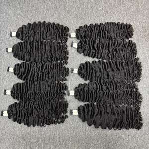 100% vrais cheveux humains birmans bouclés en vrac cheveux bruts vietnamiens - Product Image 5