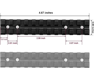 Cao cấp cho ruger <span class=keywords><strong>10</strong></span>/<span class=keywords><strong>22</strong></span> với 11 khe cắm cho dotsmounting đỏ, phạm vi, kính lúp - Product Image 4