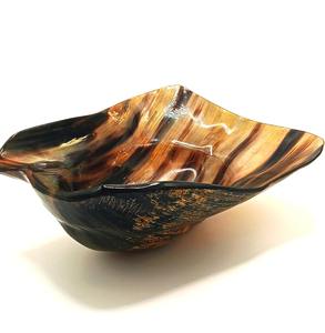 Ultra shiny Buffalo Horn Products Decorative Buffalo Horn <b>Bowl</b> Handcrafted from Natural Real Horn BY HF CRAFTS - Product Image 5