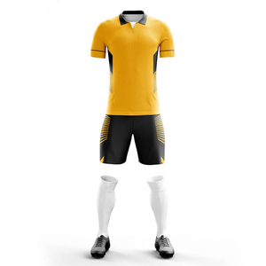 Venta caliente clásico personalizar fútbol Jersey Kits para niños uniforme de fútbol de rayas de alta calidad - Product Image 1