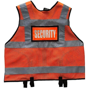 Chaleco de trabajo de seguridad con múltiples bolsillos y logotipo personalizado, chaleco de seguridad reflectante de alta visibilidad, chaleco de seguridad reflectante ajustable de tamaño estándar - Product Image 2