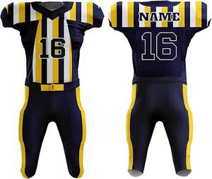 Uniforme de maillot de football américain de style tout nouveau de qualité dernière arrivée vente chaude uniforme de pratique de vêtements de football - Product Image 1