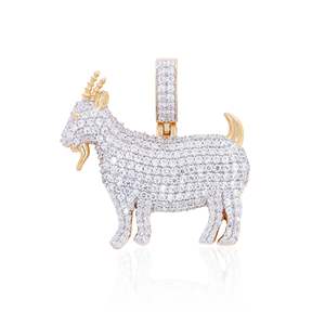 Pendentif rond en spinelle diamant pour homme - Product Image 2