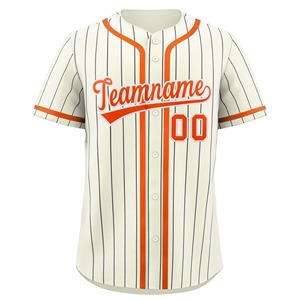 Camiseta de béisbol uniforme en blanco personalizado adulto venta al por mayor transpirable 100% poliéster ropa de béisbol y softbol - Product Image 6