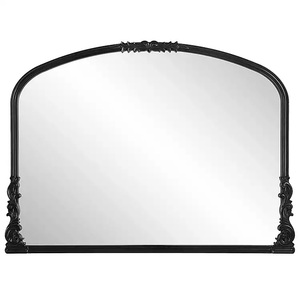 Nouveau cadre de miroir décoratif mural en fer avec des accents vintage parfait pour les intérieurs sophistiqués et traditionnels - Product Image 3