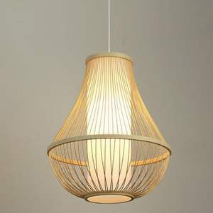 Lámpara Colgante de Ratán Adecuada para Iluminación Interior Decorativa con Textura Tejida a Mano y Salida de Luz Equilibrada - Product Image 6