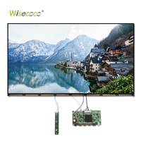 Modul LCD UHD Full-View Wisecoco 23,8 Inci 4K 3840*2160 60Hz 300Nits EDP 30 Pin Layar LCD TFT dengan Papan Pengontrol