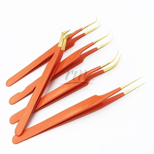 RMI pince à cils personnalisée tous les degrés pince à cils ensemble avec miroir cuticule ciseaux Volume fibre pointe pince à cils - Product Image 5