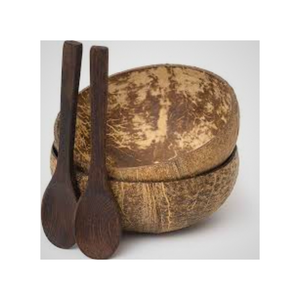 Top vente bol à salade en coquille de noix de coco conception de logo personnalisé écologique fabriqué au Vietnam - Product Image 5