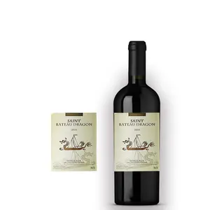 Etichetta autoadesiva della bottiglia di vino stampata adesiva con Logo impermeabile personalizzata
