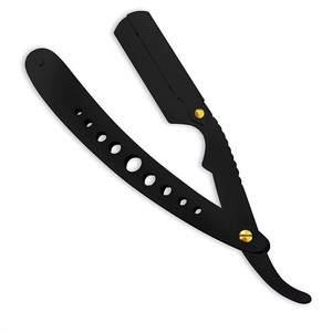 Top Selling Wholesale Single Blade Folding Shaving Razor Stretchable Straight <b>Edge</b> Barber Razor High Quality Knife Holder Razor - Product Image 4