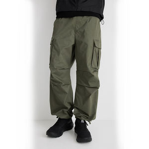 Pantalones Cargo para hombre con logotipo personalizado, ropa de calle de moda de invierno y verano, pantalones informales con múltiples bolsillos, lavado medio, recién llegado, venta al por mayor - Product Image 2