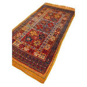 Alfombras de Lana Anudadas a Mano Kiaan Ivory Pae-5091 con Patrón Geométrico Abstracto para Sala de Estar, Dormitorio, Pasillo, Rectangulares, Hechas a Mano en Tabriz - Product Image 2