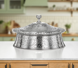 Nouveauté : Ensemble de plats à gratin modernes et écologiques, gravure argentée, acier inoxydable, marmites, style arabe, chauffe-plats, Ramadan - Product Image 2