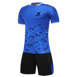 Uniforme de Fútbol de Manga Corta para Hombre, Alta Calidad, 100% Poliéster, Secado Rápido, Transpirable, con Logotipo Impreso, Gran Venta - Product Image 1