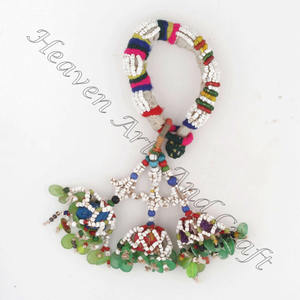 Banjara-brazalete con borlas y cuentas a mano Vintage, brazalete bohemio, Tribal, raro - Product Image 2