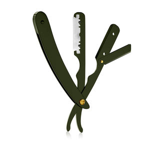 Maquinilla de Afeitar de Seguridad Kaamir Instruments Premium, Mango de Metal Resistente, Cuchilla Única de Acero Inoxidable, para Hombres, Reutilizable, para Cara/Cuerpo - Product Image 1