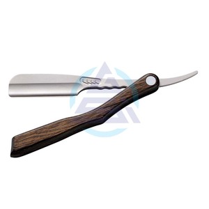 Maquinilla de Afeitar Desechable de Alta Calidad con Mango de Madera, Instrumentos Profesionales de Barbería, Duradera y Asequible - Product Image 1