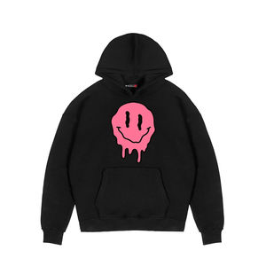 OEM ODM sweats à capuche de haute qualité avec logo broderie Patch travail 450 GSM sur mesure dernière conception porter - Product Image 3