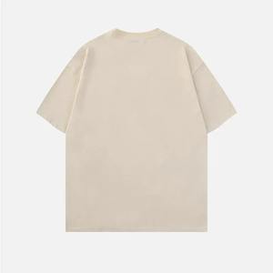Camiseta cuadrada de algodón pesado de gran tamaño para hombre para verano Streetwear estilo urbano 100% algodón - Product Image 2