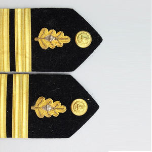 Épaulettes tactiques personnalisées, insignes d'épaule pour uniforme, arrivée, matériau en fil d'or, épaulette - Product Image 6