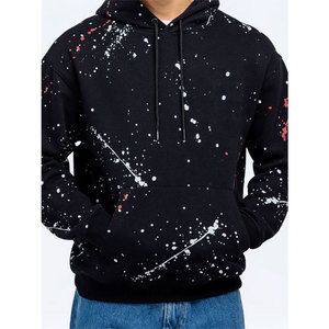 Fabricante de sudaderas con capucha hechas a medida Sudadera con capucha en blanco liso 100% algodón mezclado grueso peso pesado pulóver sudaderas con capucha para hombres - Product Image 4