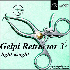 Retractores Gelpi pequeños y pequeños, 45mm de extensión, 90mm de largo, instrumentos ortopédicos - Product Image 5