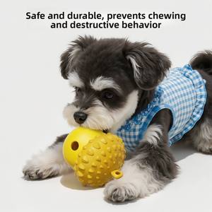 Pet Dog Food Dispensing Puzzle <b>Pinecone</b> Interactive Durable Chew-Resistant Teething Toy Silicone - Product Image 2