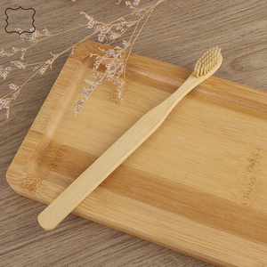 Brosse à dents en bambou super douce écologique pour adultes sans BPA avec poils souples biodégradables à usage domestique - Product Image 6