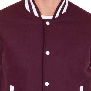 Nouveauté 2026, veste de baseball pour homme, style streetwear, col montant, patchs personnalisés, broderie, veste de collège pour homme - Product Image 6