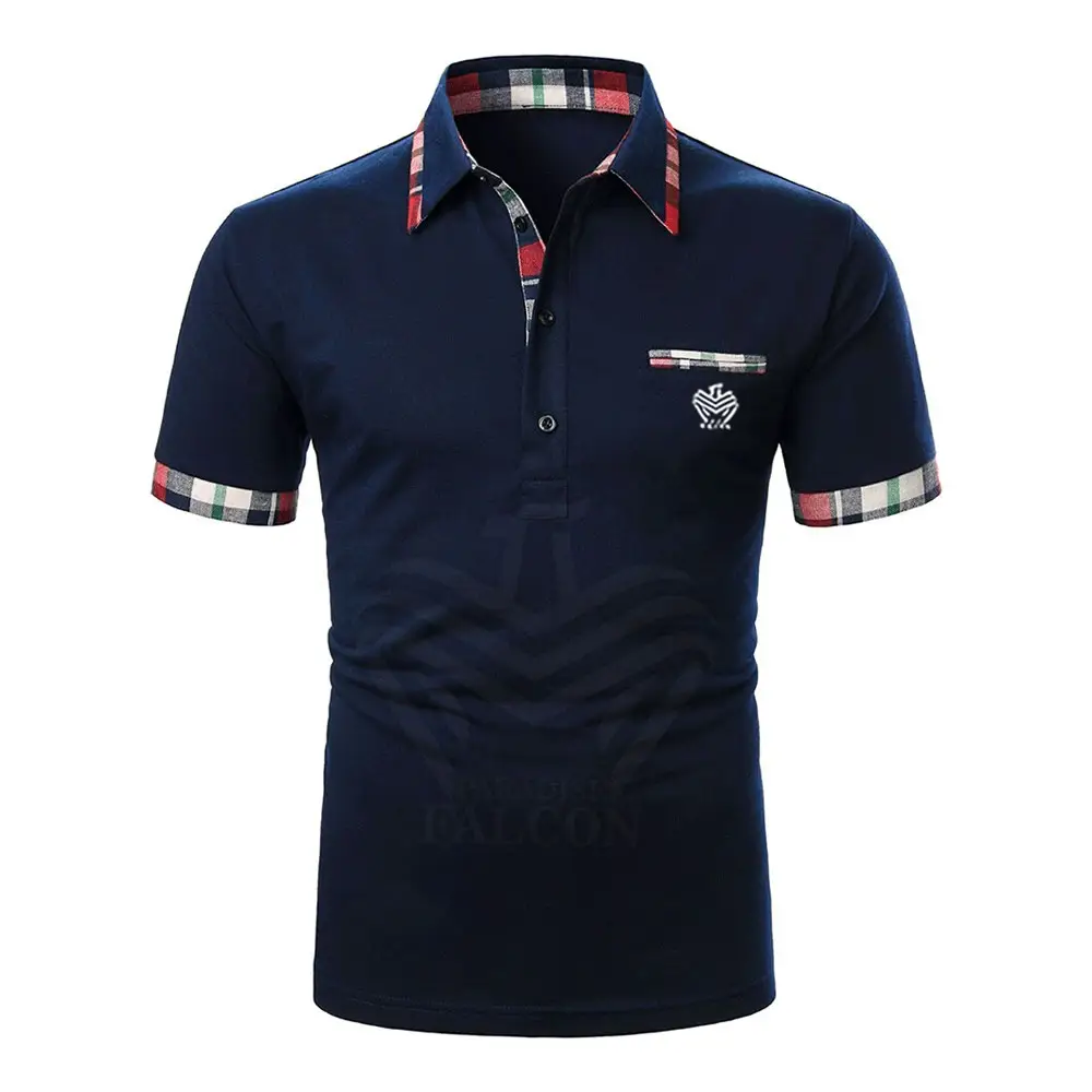 男性のためのユニークなデザインのポロTシャツカスタムポリエステル無地プレーンゴルフポロシャツ