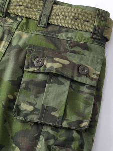 Vente en gros Pantalon cargo décontracté camouflage pour hommes avec design Jagger respirant pour la chasse en plein air avec décoration en patchwork - Product Image 4