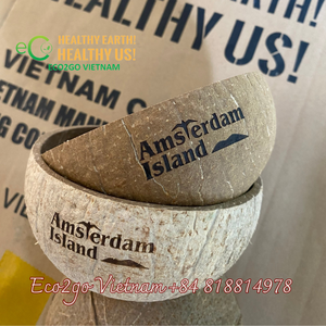 ชามเคลือบเงาเป็นมิตรต่อสิ่งแวดล้อมสำหรับงานเลี้ยงและมีสไตล์ชามกะลามะพร้าวธรรมชาติ100% แฮนด์เมดจากเวียดนาม - Product Image 6